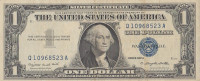 Банкнота 1 доллар 1957А года. США. р419а