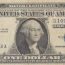1 доллар 1957А года. США. р419а