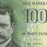 100 марок 1986 года. Финляндия. р115а(5)
