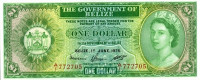 1 доллар 1975 года. Белиз. р33b
