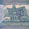 100 долларов 2005-2016 годов. Гайяна. р36d