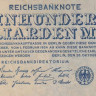 100 миллиардов марок 26.10.1923 года. Германия. р126