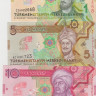 Набор банкнот Туркменистана 2020 года. р new
