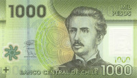 1000 песо 2020 года. Чили. р161(20)