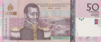 Банкнота 50 гурдов 2004 года. Гаити. р274а