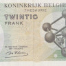 20 франков 1964 года. Бельгия. р138(1)