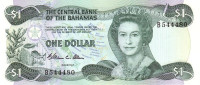 1 доллар 1974(1984) года. Багамские острова. р43а