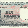 10 франков 1958 года. Бельгийское Конго. р306