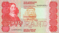 Банкнота 50 рандов 1984-1990 годов. ЮАР. р122а