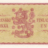 1 марка 1963 года. Финляндия. р98а(41)