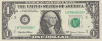 Банкнота 1 доллар 1999 года. США. р504(С)