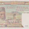 100 франков 1945 года. Алжир. р85