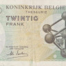 20 франков 1964 года. Бельгия. р138(2)