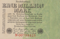 1000000 марок 1923 года. Германия. р101