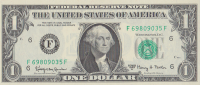 1 доллар 1963 года. США. р443b(F)