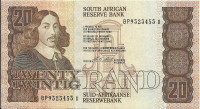 Банкнота 20 рандов 1984-1993 годов. ЮАР. р121е