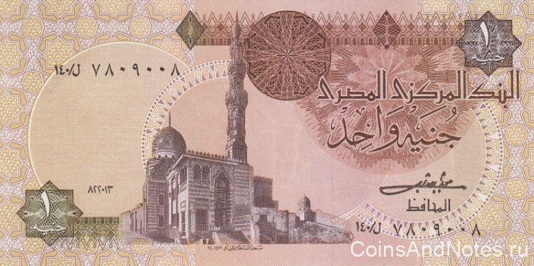 1 фунт 1983 года. Египет. р50b
