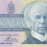 5 долларов 1986 года. Канада. р95а(1)