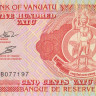 500 вату 1993 года. Вануату. р5а