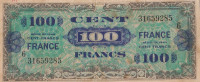 100 франков 1944 года. Франция. р123с