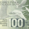 100 марок 1986 года. Финляндия. р115а(9)