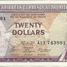 20 долларов 1965 года. Карибские острова. р15g(1)