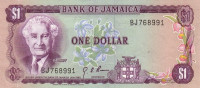 1 доллар 1960(1970) года. Ямайка. р54