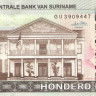 100 долларов 2010 года. Суринам. р166а