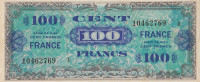 100 франков 1944 года. Франция. р123b