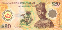 20 долларов 2007 года. Бруней. р34а