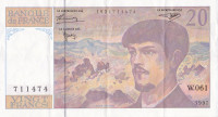 20 франков 1997 года. Франция. р151i