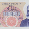 1000 лир 20.05.1966 года. Италия. р96d