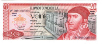 20 песо 1977 года. Мексика. р64d(1)
