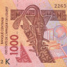 1000 франков 2022 года. Сенегал. р715к(22)