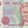 1000 лир 1990 года. Италия. р114b