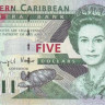 5 долларов 2000 года. Карибские острова. р37v