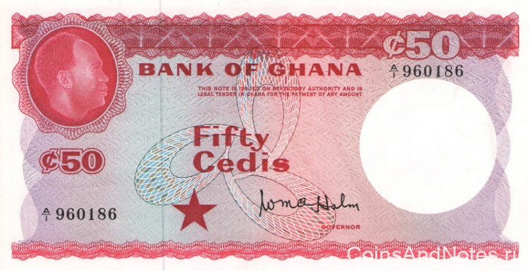50 седи 1965 года. Гана. р8а