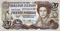 20 фунтов 2011 года. Фолклендские острова. р19