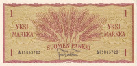1 марка 1963 года. Финляндия. р98r(30)