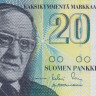 20 марок 1993 года. Финляндия. р122(6)