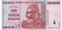 5 миллиардов долларов 2008 года. Зимбабве. р84
