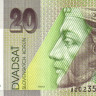 20 крон 2000 года. Словакия. р34