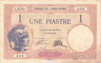 1 доллар (пиастр) 1921-1931 годов. Французский Индокитай. р48b