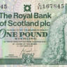 1 фунт 01.10.2001 года. Шотландия. р351е