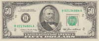 50 долларов 1985 года. США. р478(B)